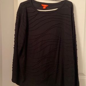 Black long light sleeve shirt. From joe fresh 2xl